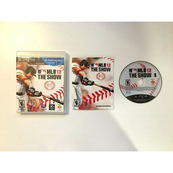 MLB 12: The Show PS3 (Sony PlayStation 3, 2012) Baseball - Complete - US Seller - Picture 1 of 5